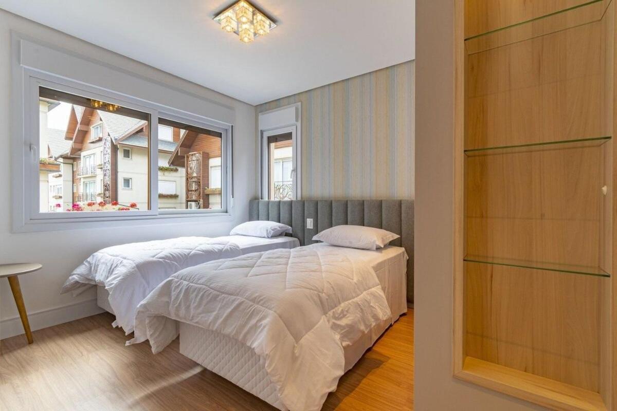 Rosa Edificio Bellagio Canela Com Infraestrutura Completa Appartement Buitenkant foto