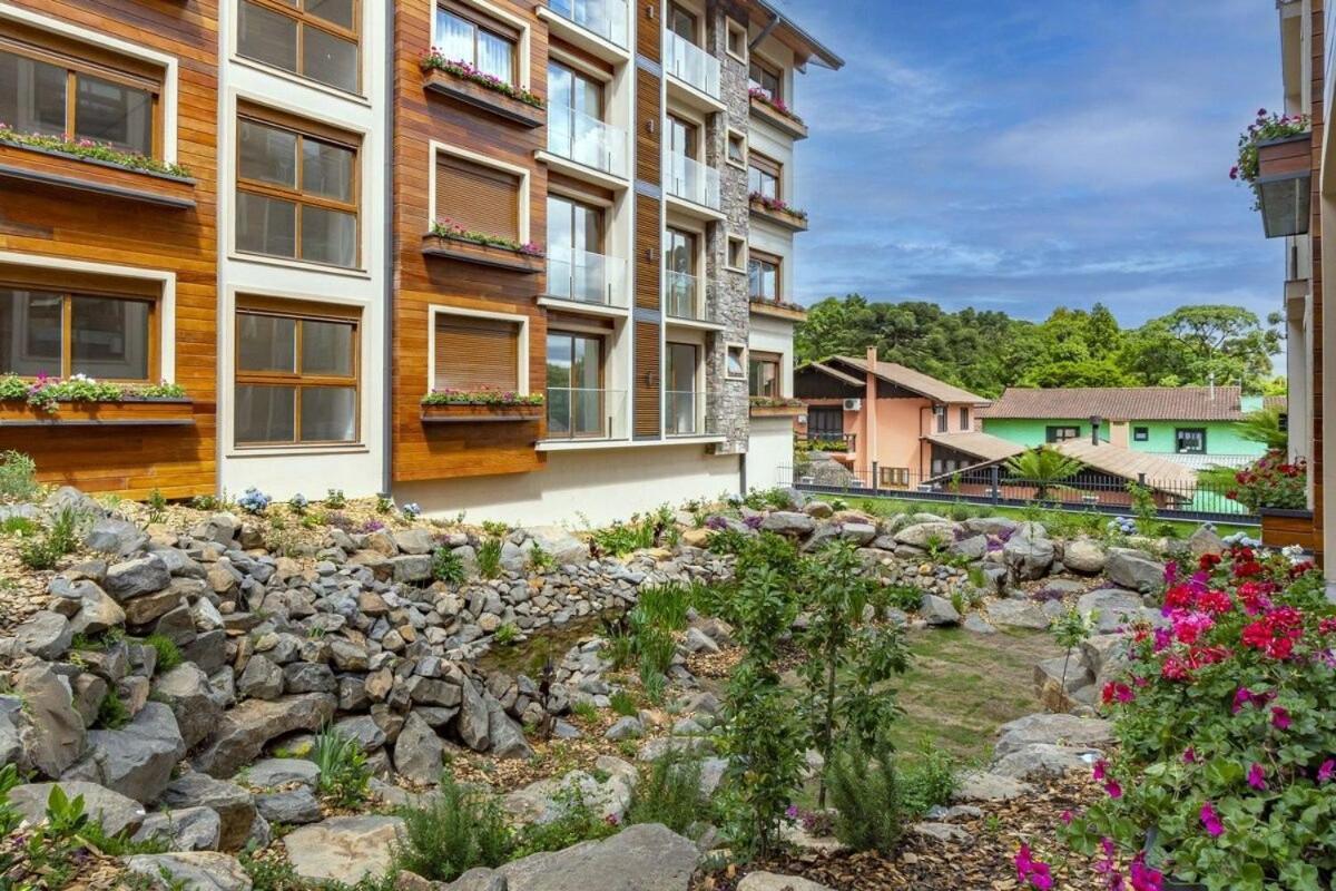 Rosa Edificio Bellagio Canela Com Infraestrutura Completa Appartement Buitenkant foto