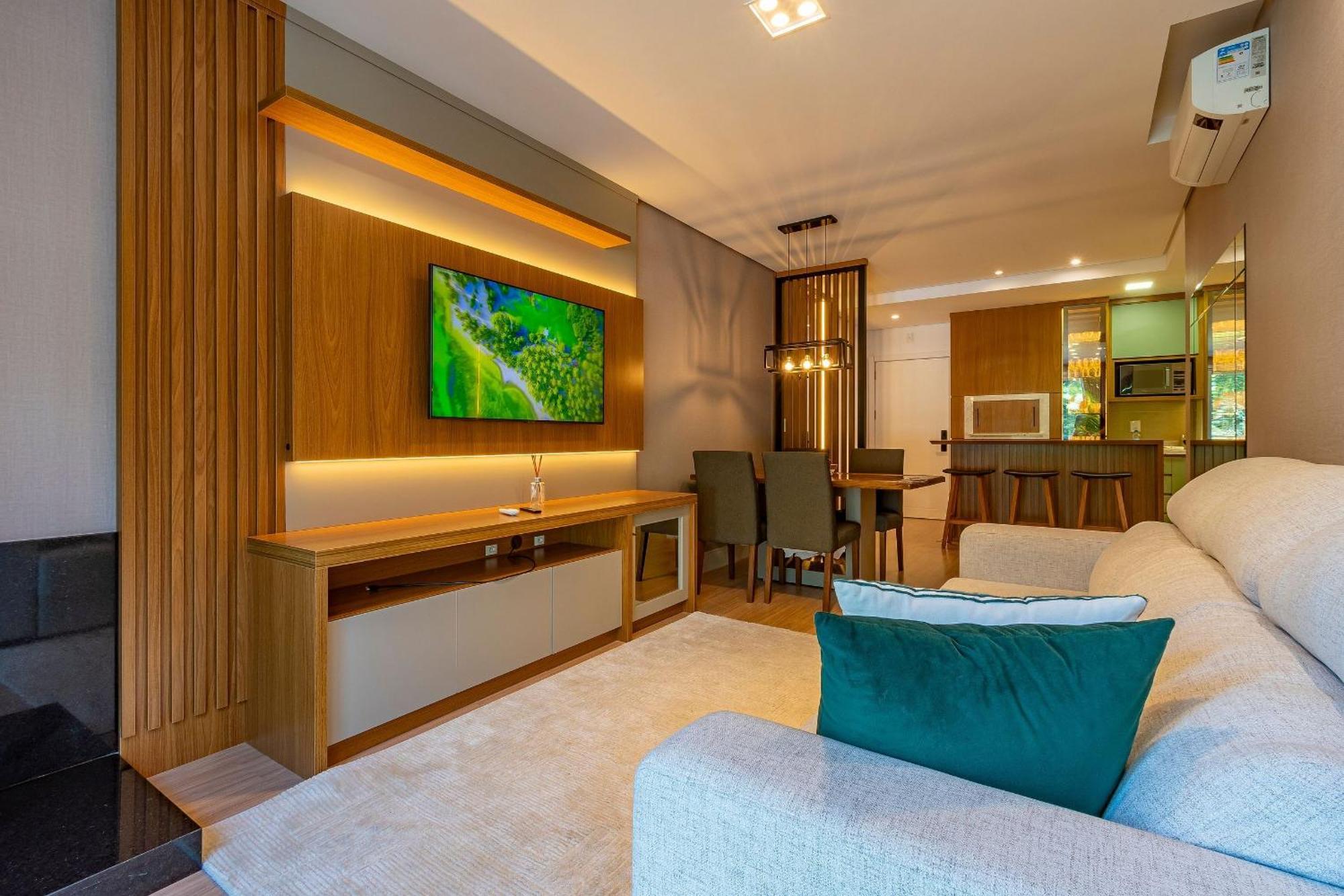 Rosa Edificio Bellagio Canela Com Infraestrutura Completa Appartement Buitenkant foto