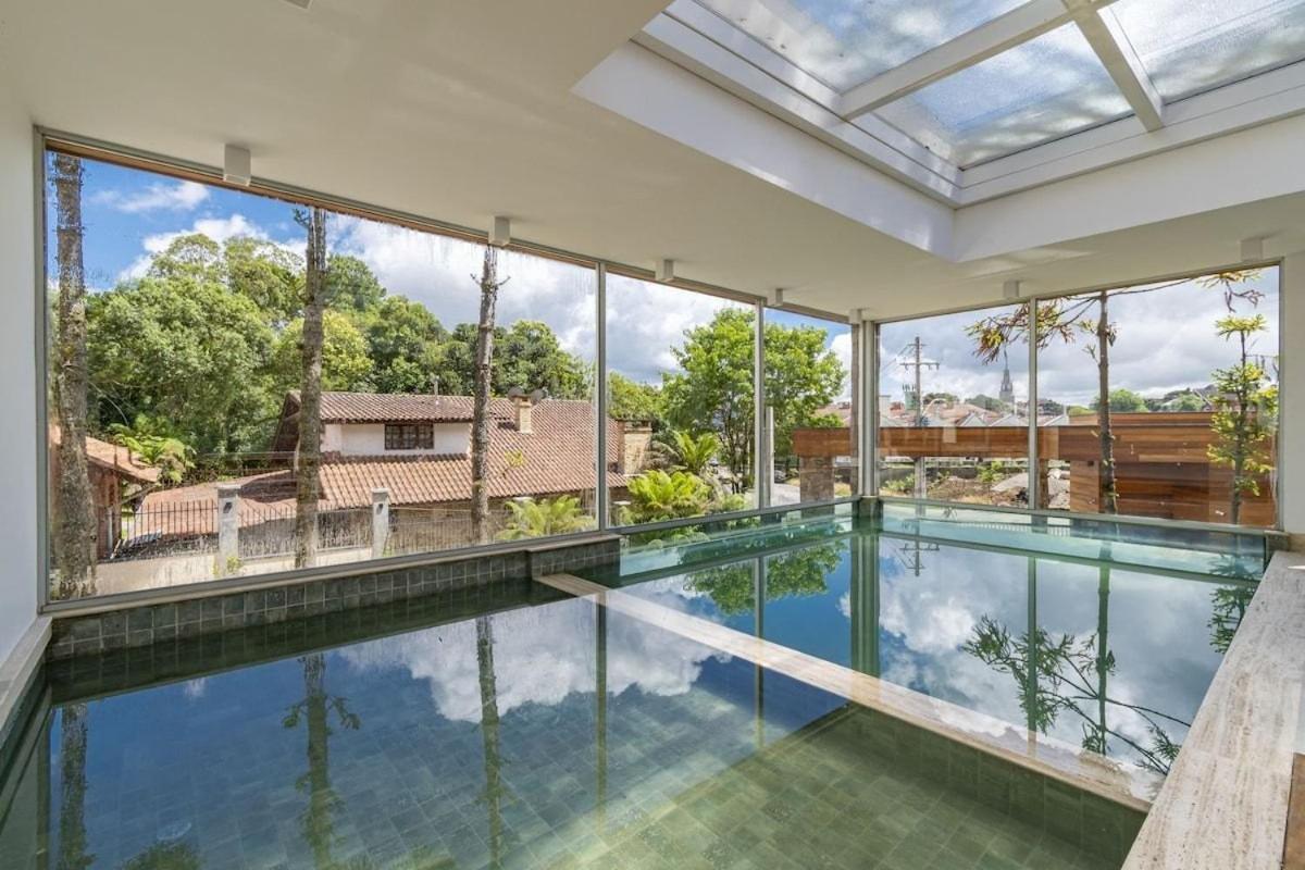 Rosa Edificio Bellagio Canela Com Infraestrutura Completa Appartement Buitenkant foto