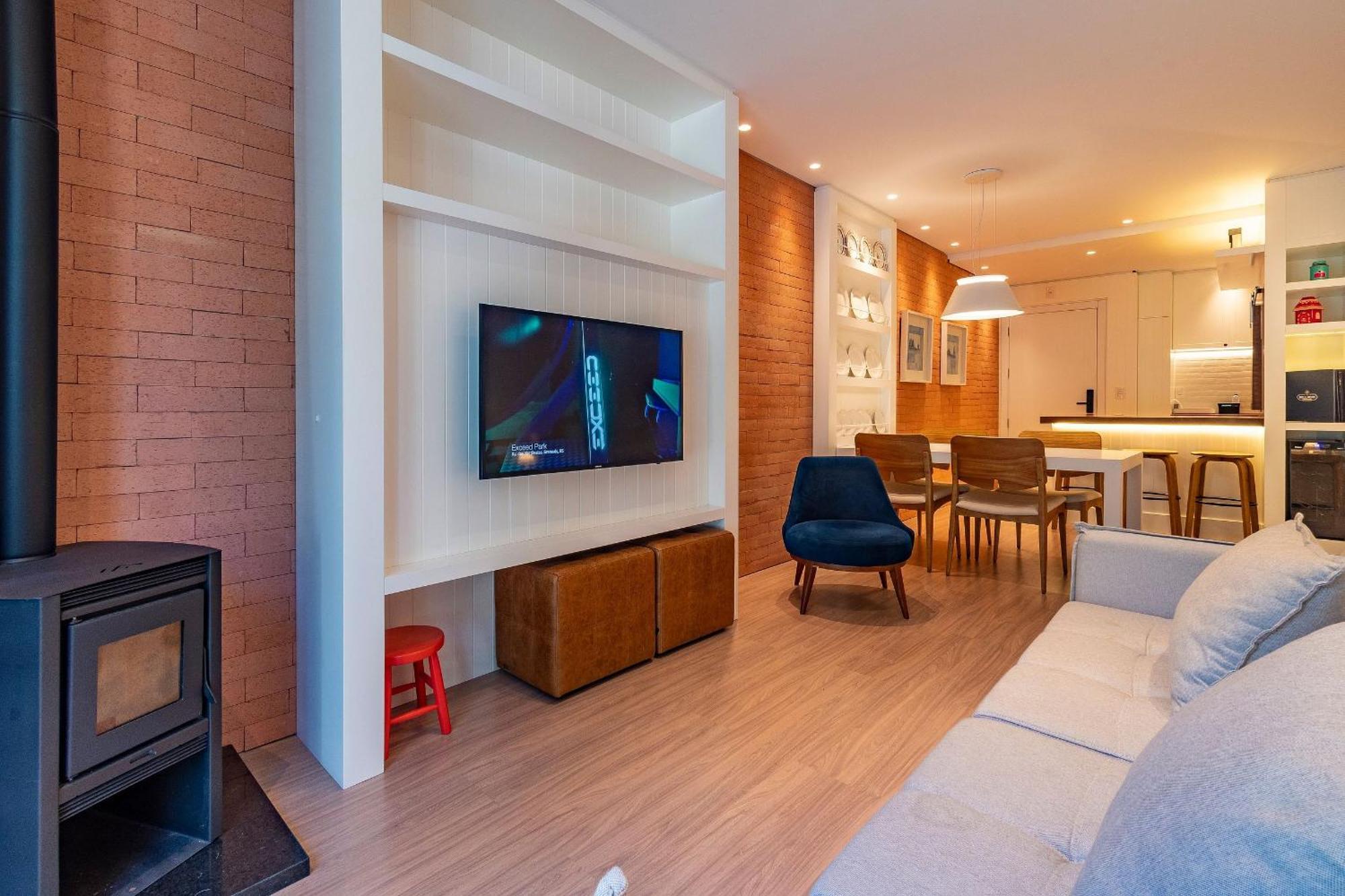 Rosa Edificio Bellagio Canela Com Infraestrutura Completa Appartement Buitenkant foto